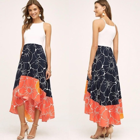 Hutch Dresses & Skirts - Hutch by Anthro High-Low Floral Dress - Size Large